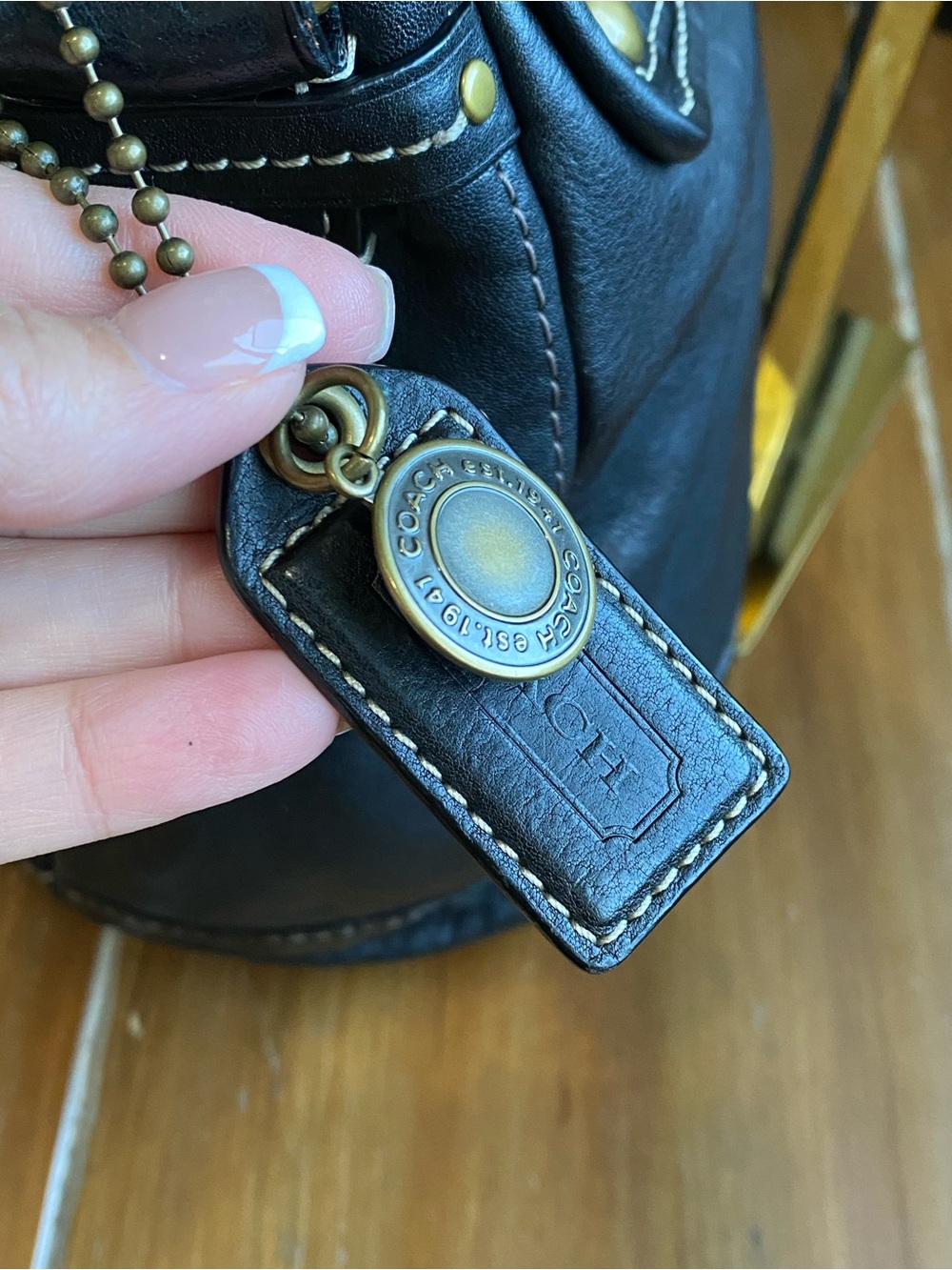 Coach Legacy Ali Y2K Shoulder Bag in Black - Picture 4 of 16